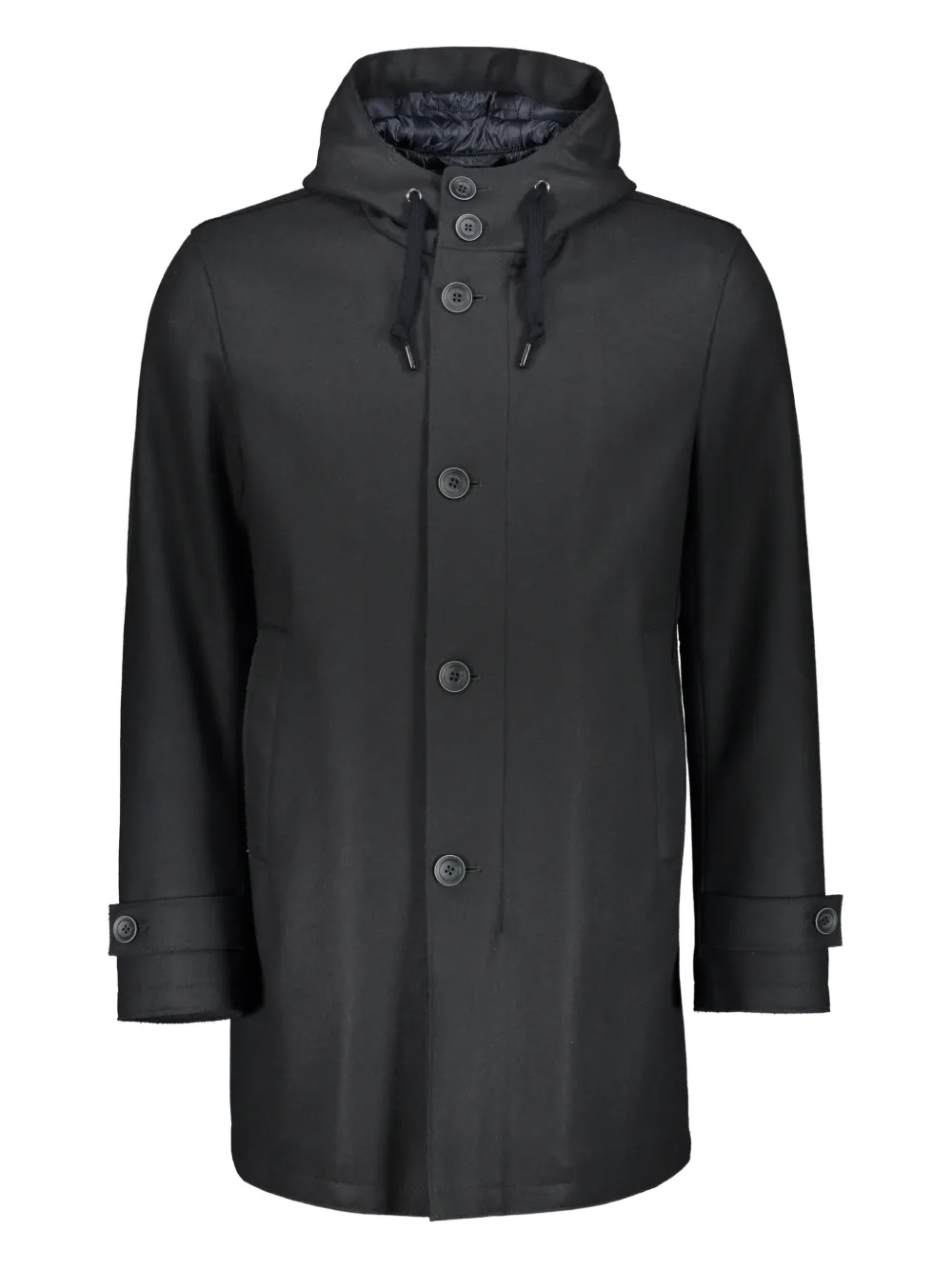 Herno padded hooded coat | Black | Image 1