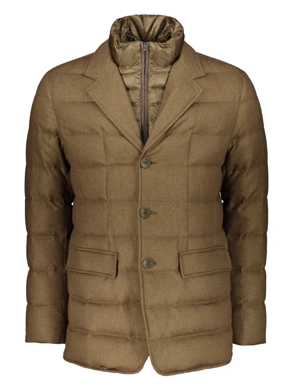 Herno removable-panel padded jacket | Brown | Image 1