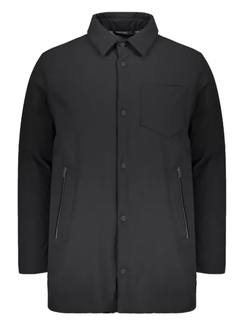 Herno chamarra capitonada con bolsillo en el pecho