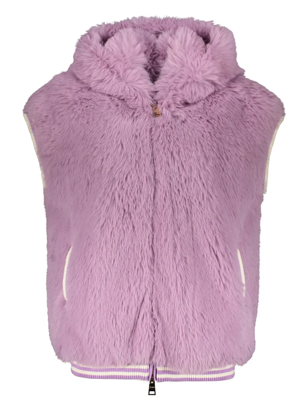 Herno Hooded Textured Gilet In Multi