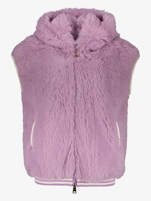 Herno gilet texturé à capuche