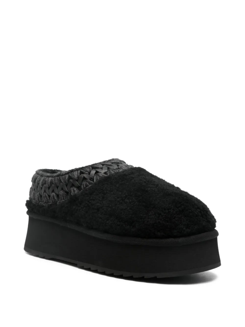 Mou woven clogs - Zwart