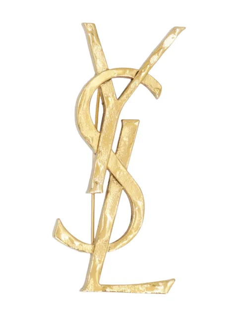 Saint Laurent Cassandre safety-hook brooch