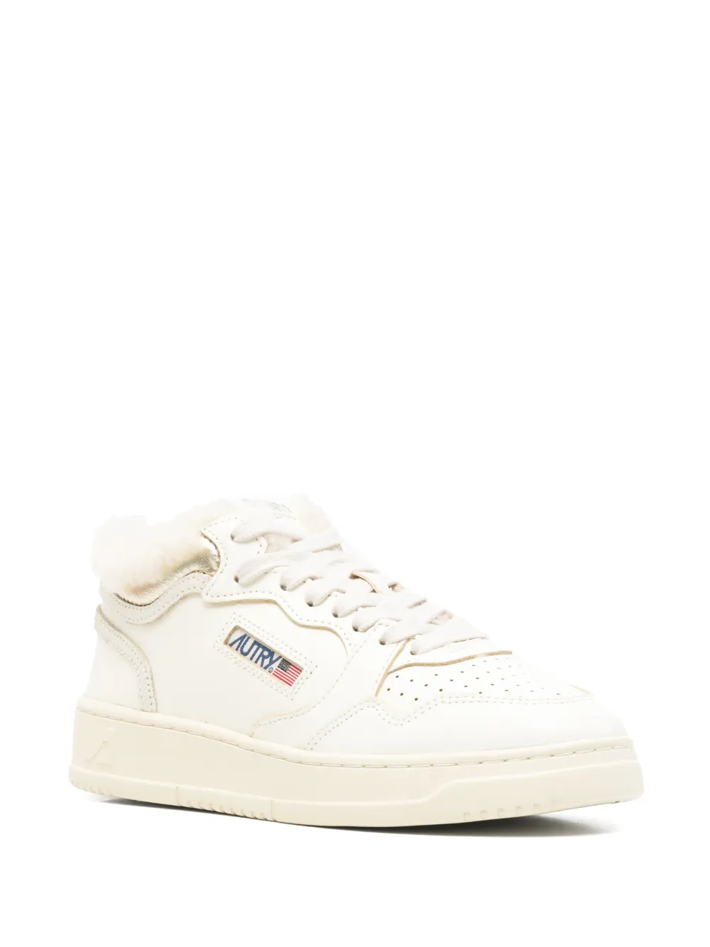 Autry Sneakers met logodetail - Beige