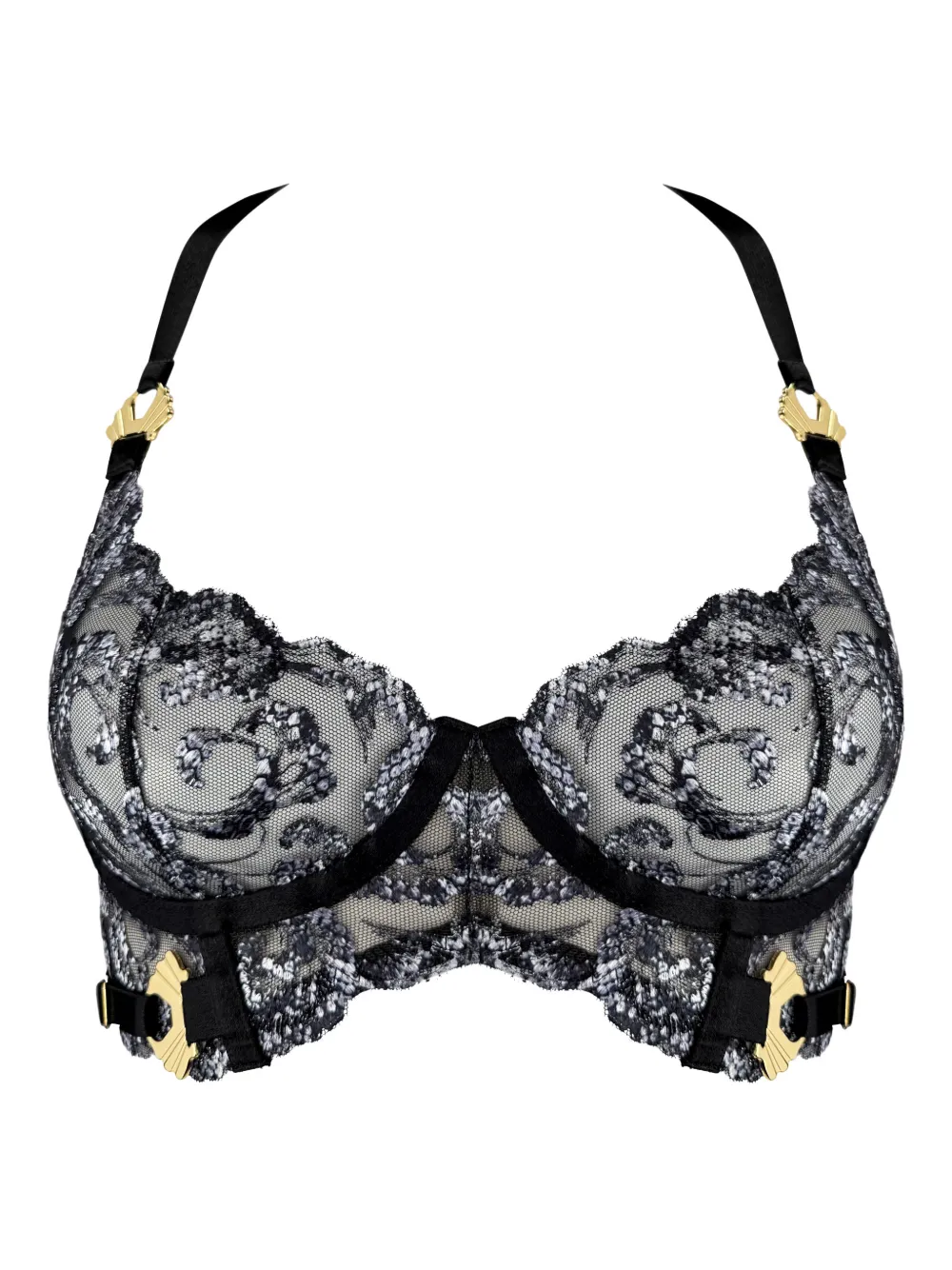 Bordelle Siren Lace Bra In Black
