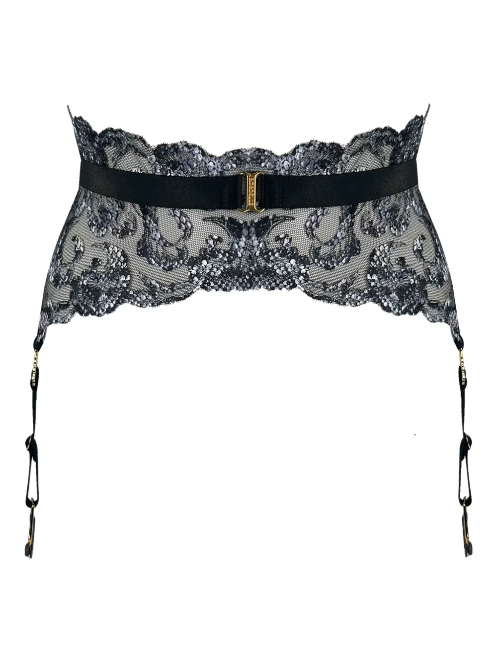 Bordelle Siren Lace Suspender In Black