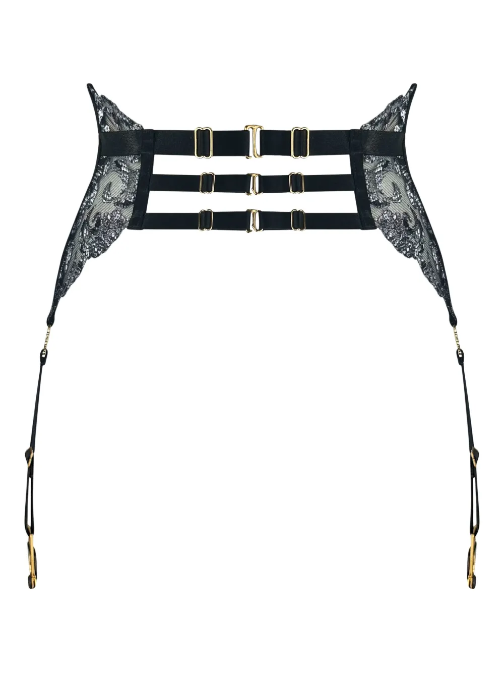 Bordelle Siren Lace Suspender In Black
