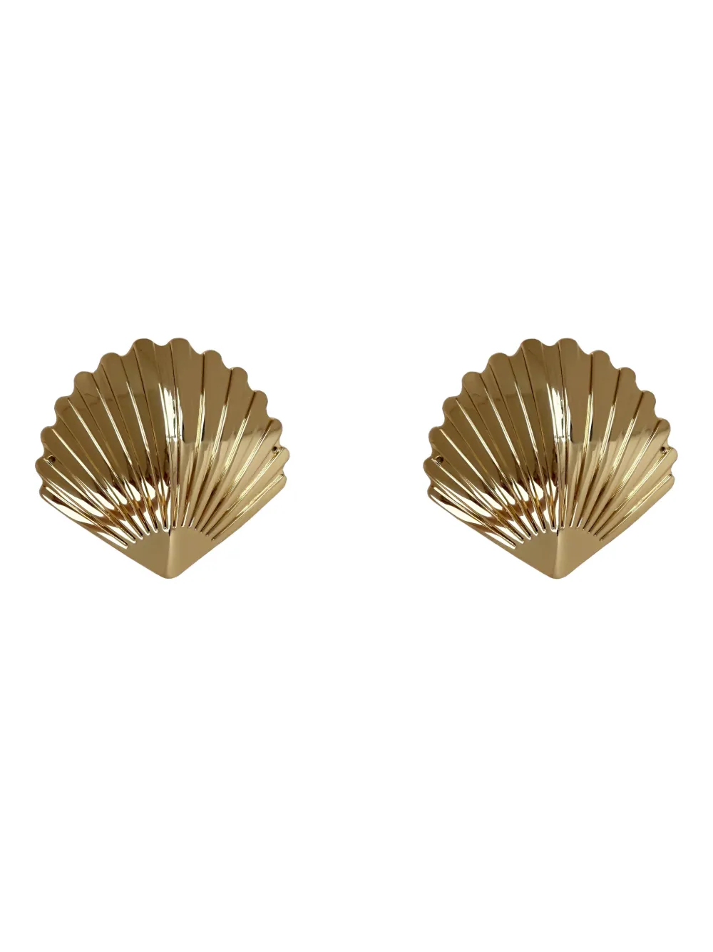 Bordelle Shell Nipple Covers (set Of Two) In Gold