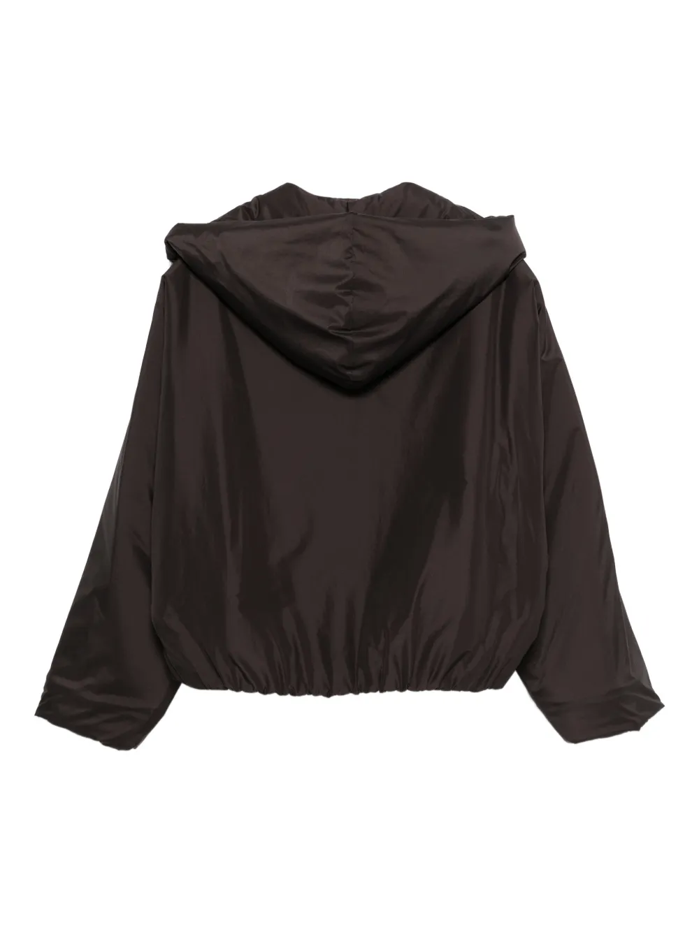 Homme Plissé Issey Miyake Duvet jas met capuchon - Bruin