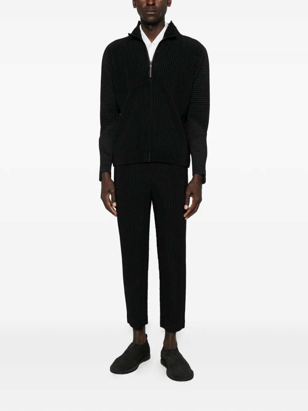 Homme Plissé Issey Miyake plissé trousers - Zwart