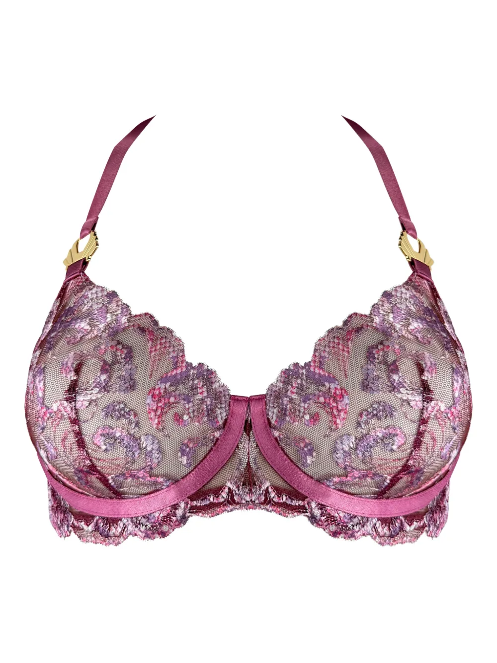 Bordelle Siren floral bra - Rosa