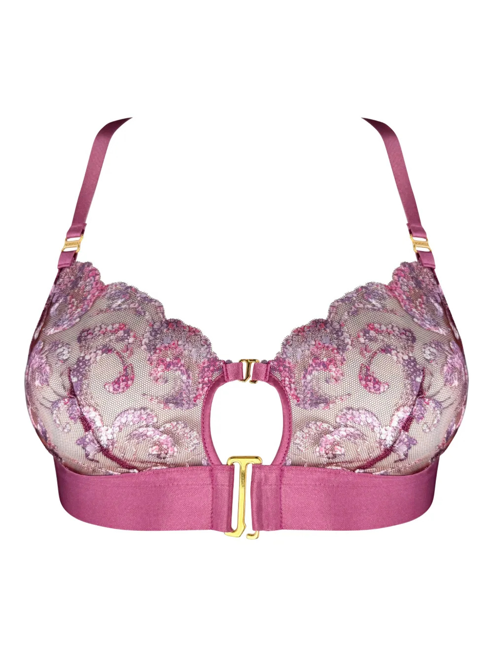 Bordelle Siren floral bra - Rosa