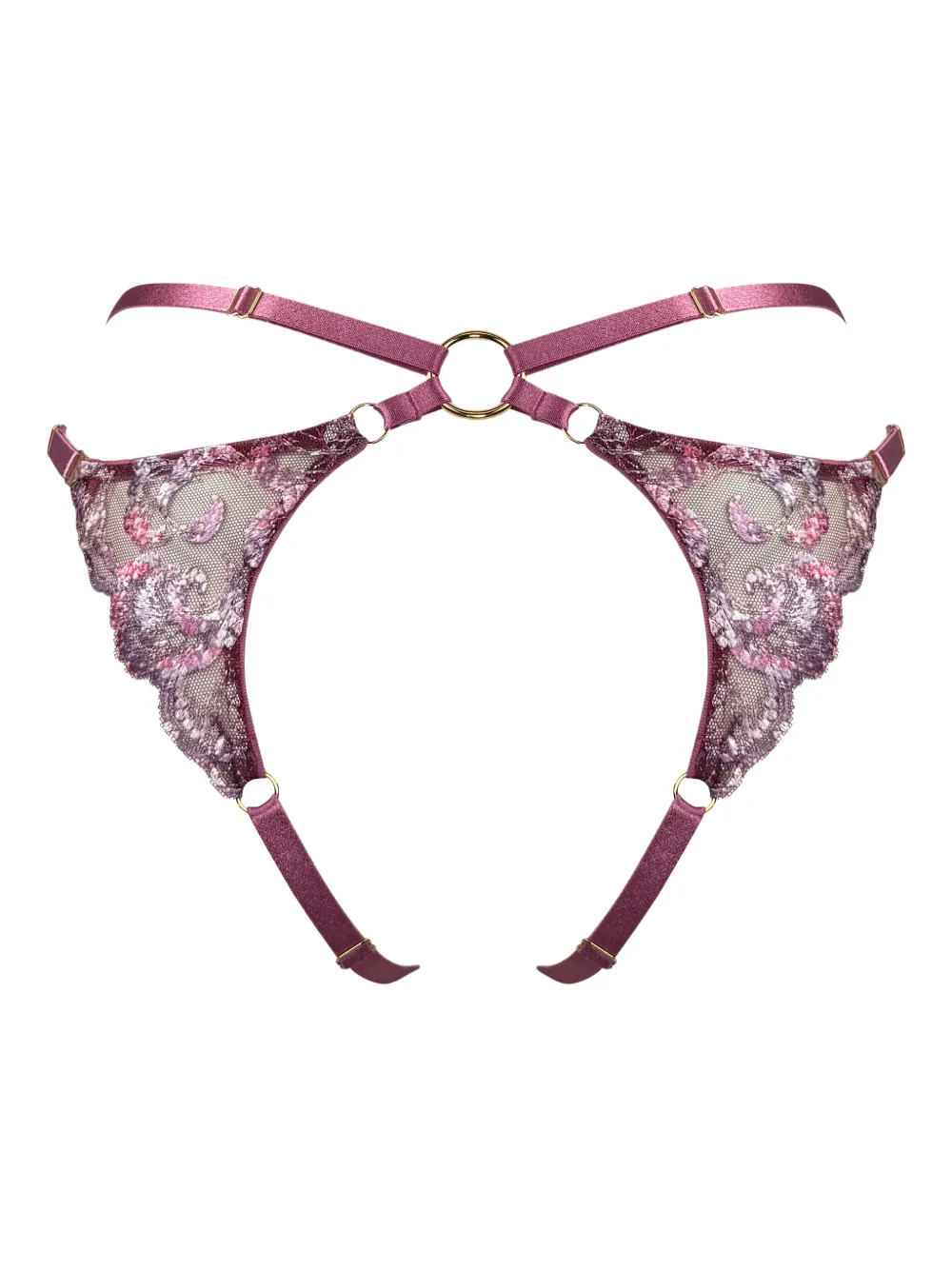 Bordelle Siren Open-back Brief In Multi