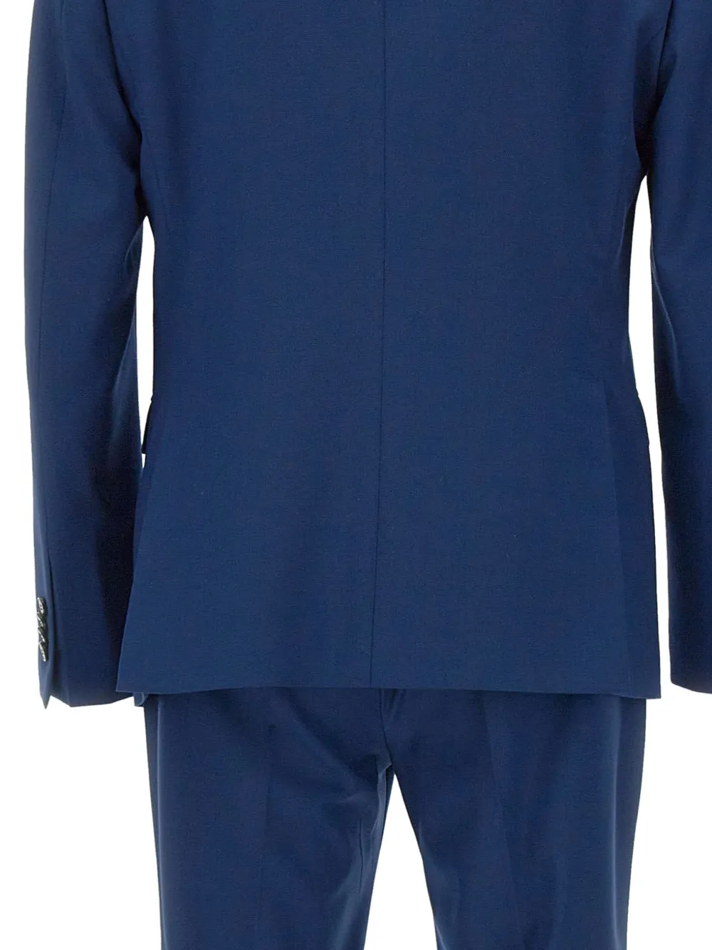 Manuel Ritz Single-breasted Suit In Blue