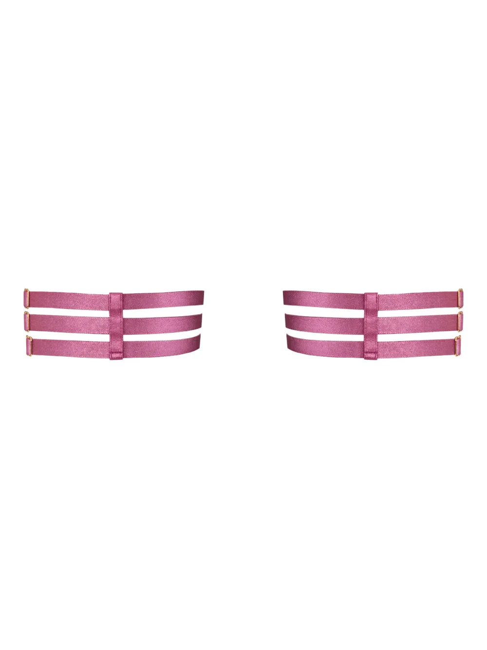 Bordelle Melusina Strap-ring Garters (set Of Two) In Pink
