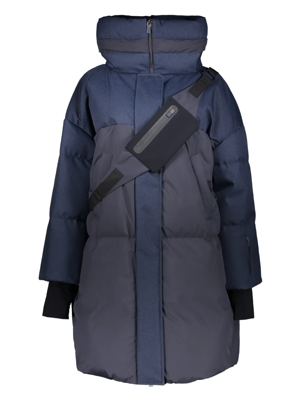 Herno abrigo con capucha y bolsillo | azul | Image 1