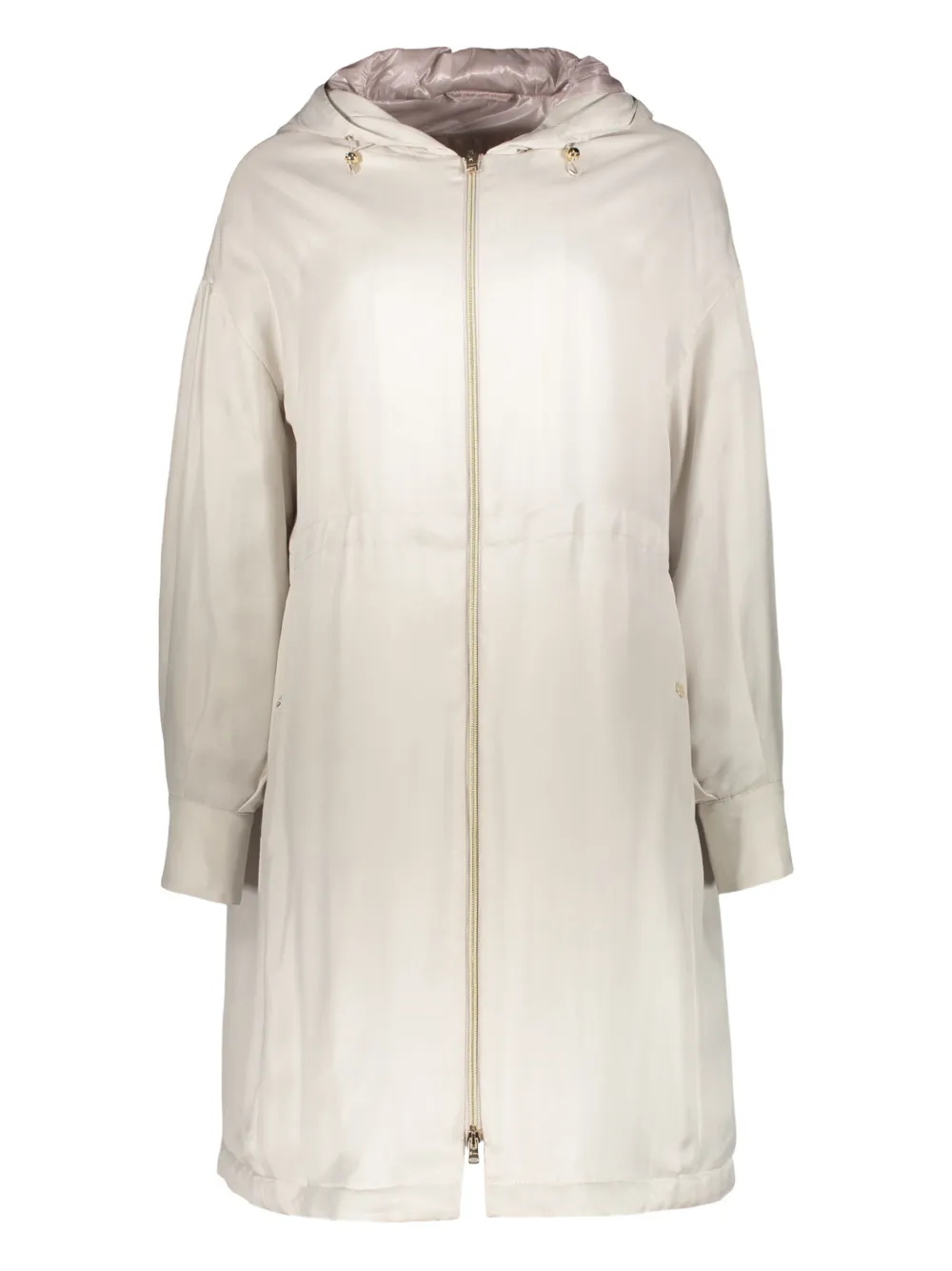 Herno manteau zippé à capuche | tons neutres | Image 1