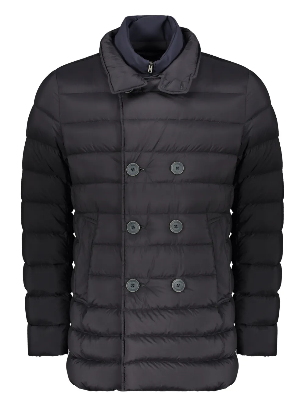 Herno double-breasted padded jacket | Black | Image 1