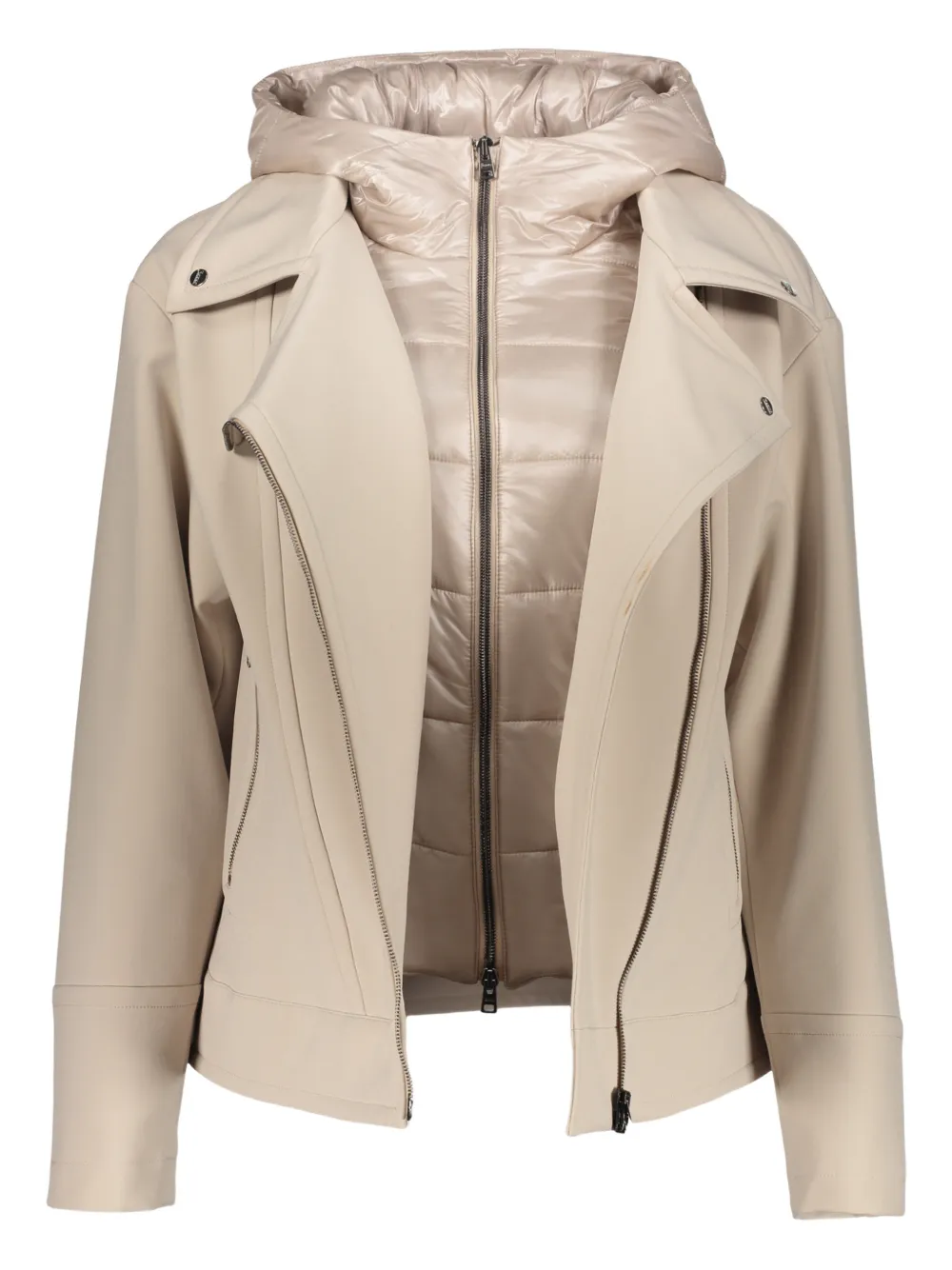 Herno zip-up hooded jacket | Neutrals | Image 1