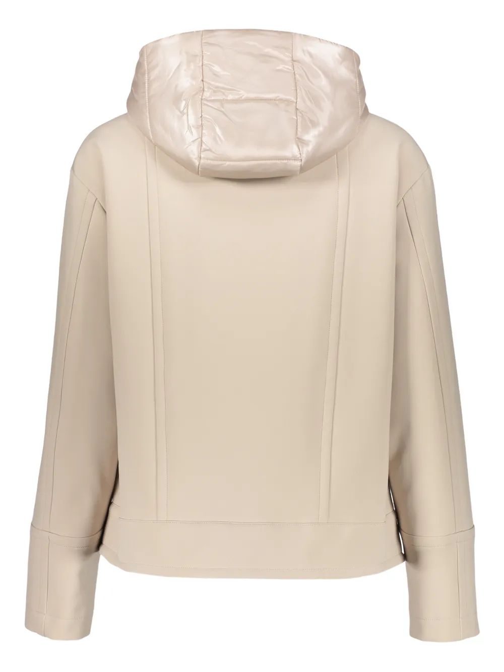 Herno zip-up hooded jacket Beige