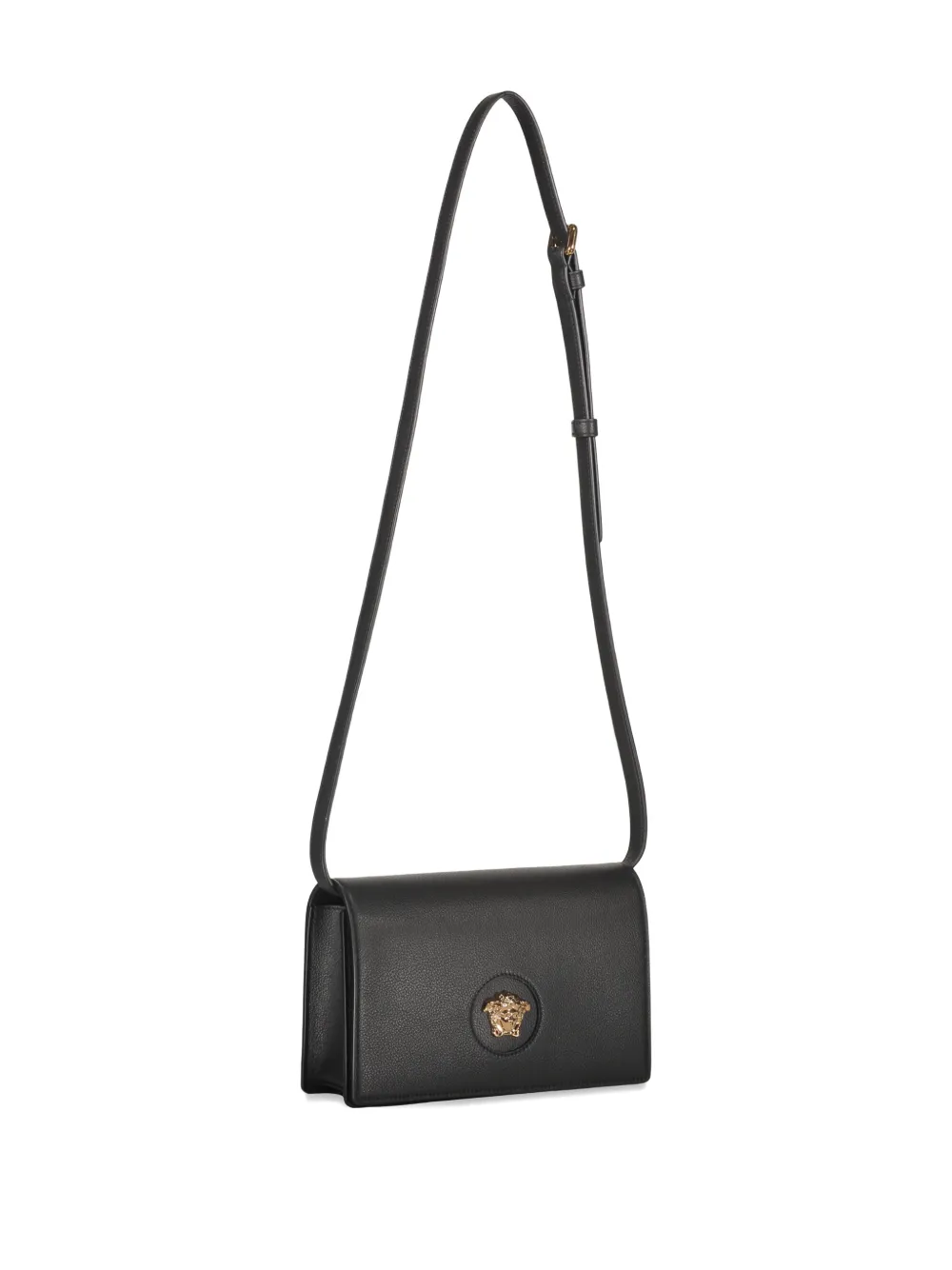Versace logo leather mini bag Zwart