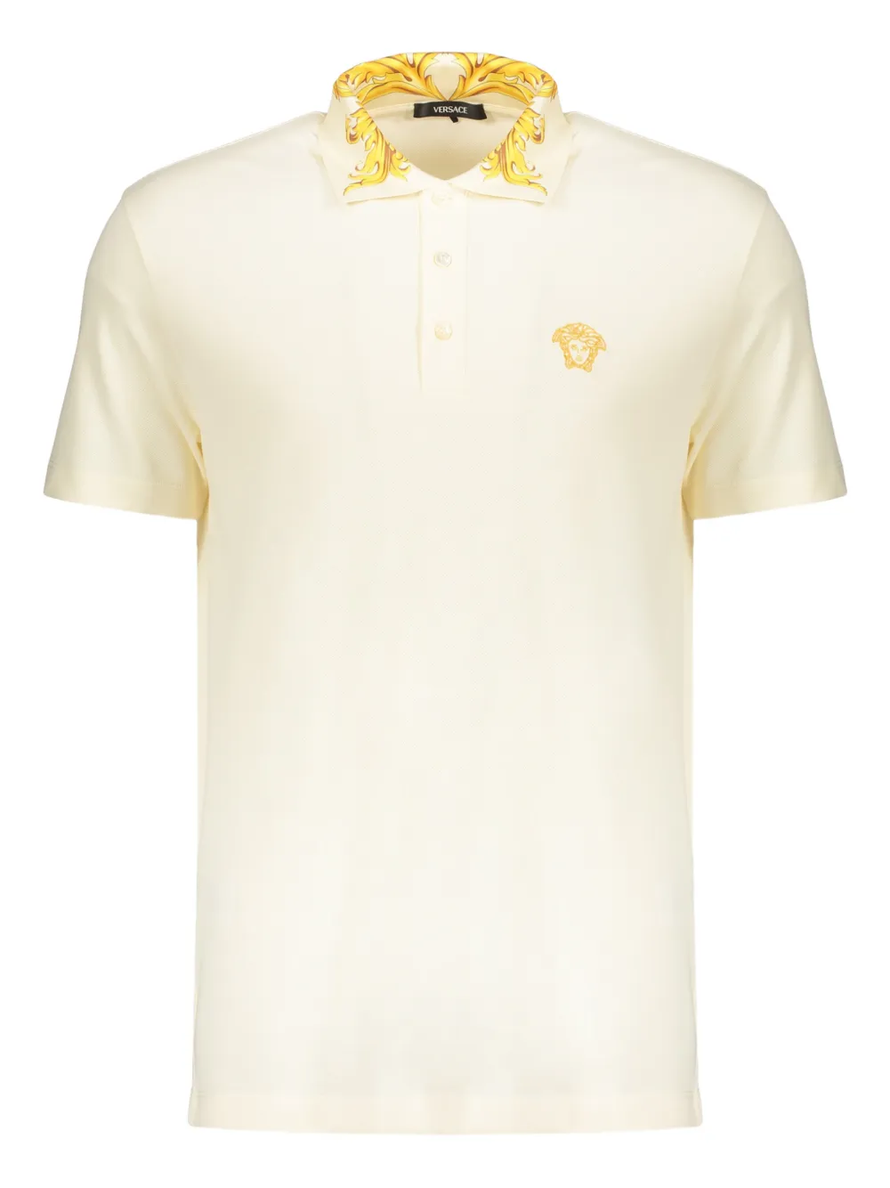 Versace Medusa-detail polo shirt - Toni neutri