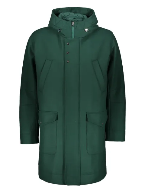 Herno zip hooded coat