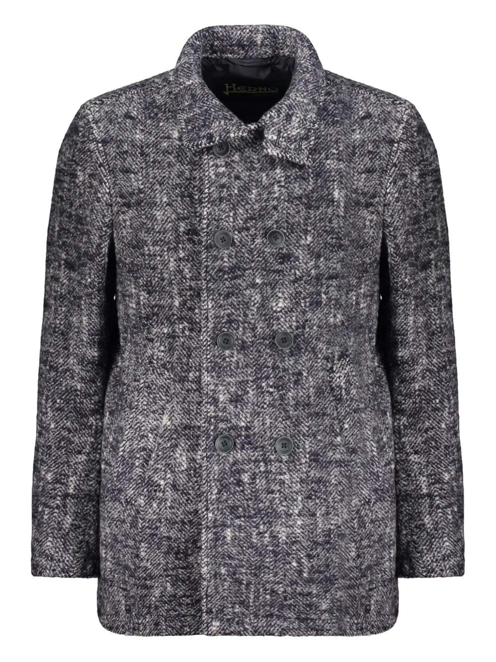 Herno buttoned coat | Blue | Image 1