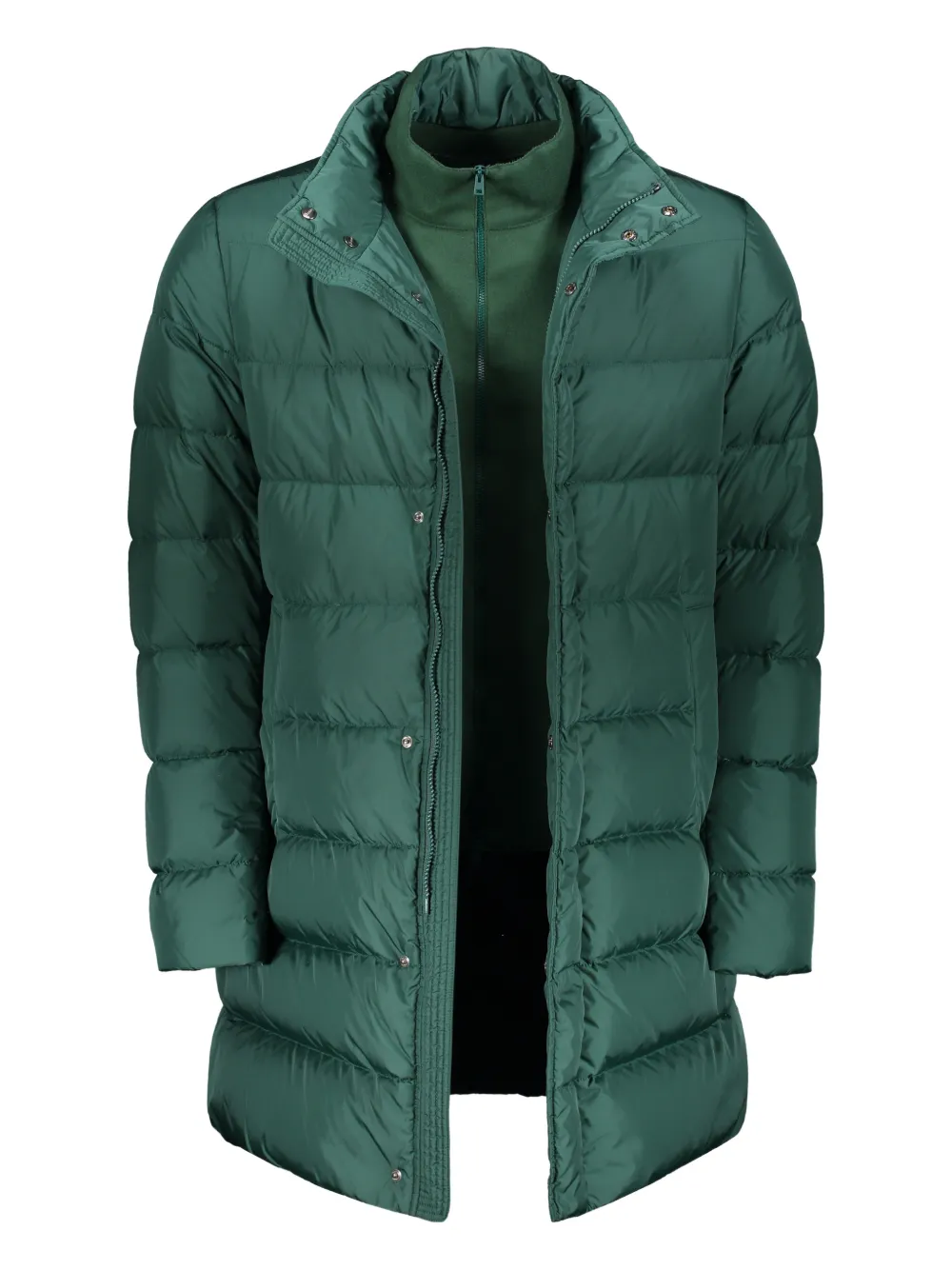 Herno padded high-collar jacket Groen