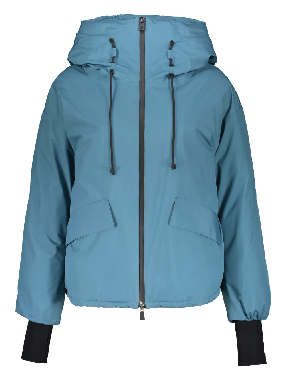Herno zip-up hooded down jacket | Blue | Image 1