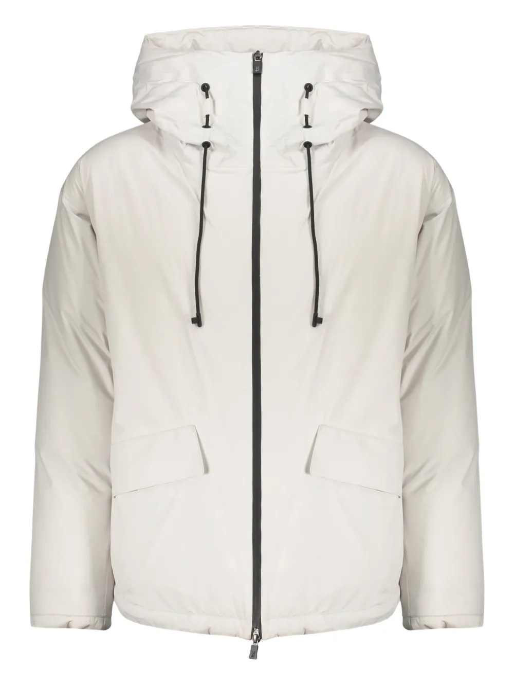 Herno zip-up hooded jacket | Neutrals | Image 1