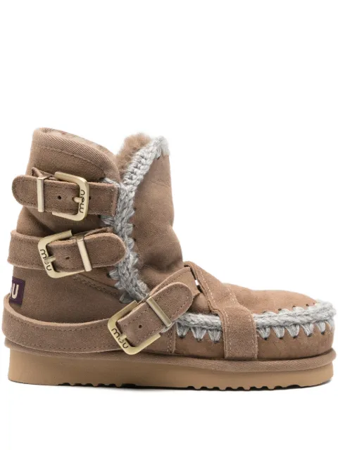 Mou Eskimo 18 buckle strap boots