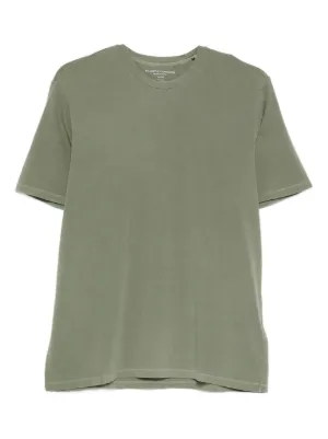 Moncler Camiseta De Algodão Com Logo Vertical | Verde | FARFETCH BR