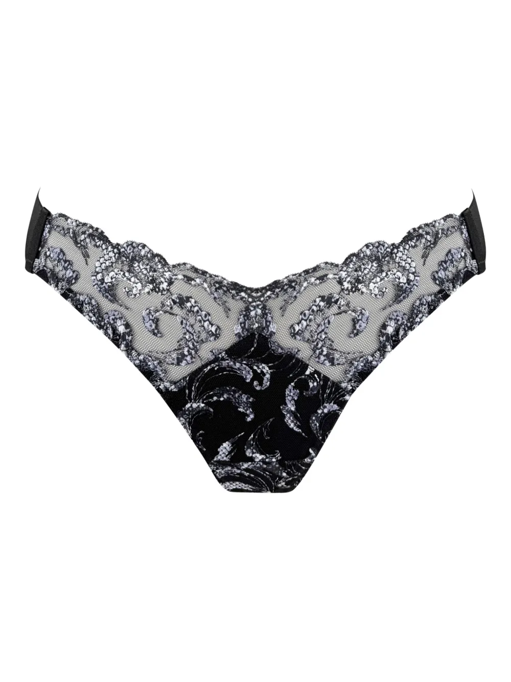 Bordelle Siren Lace Thong In Black
