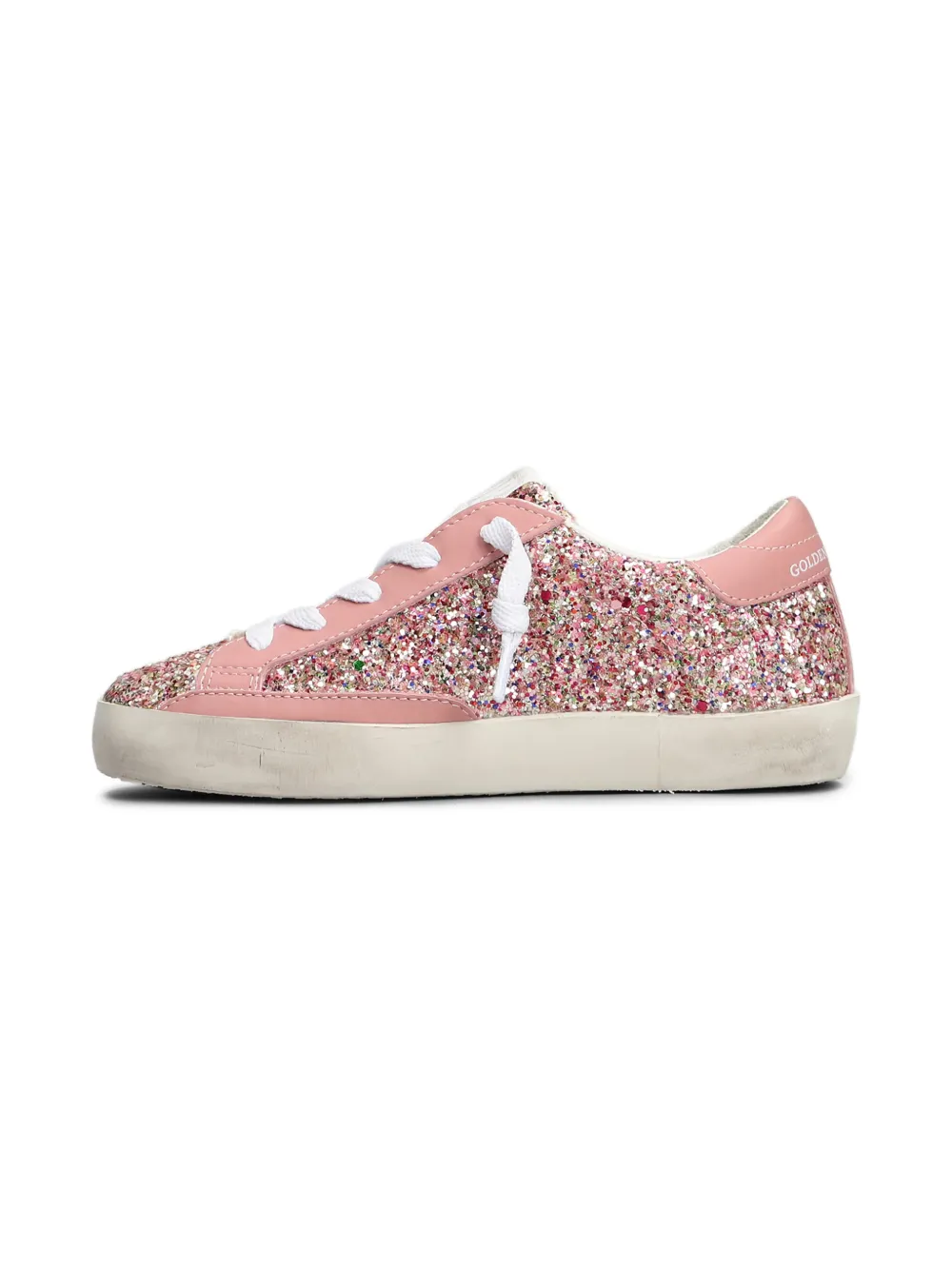 Golden Goose Kids Super-Star low-top sneakers Roze