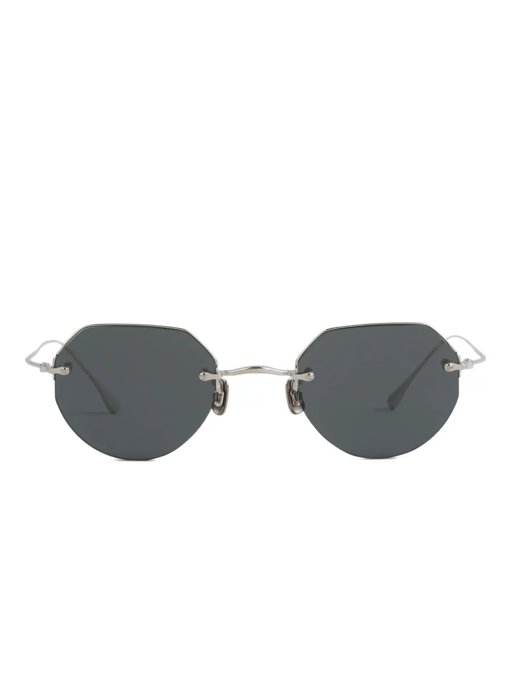 Eyevan7285 189 hexagonal metal sunglasses | Silver | Image 1
