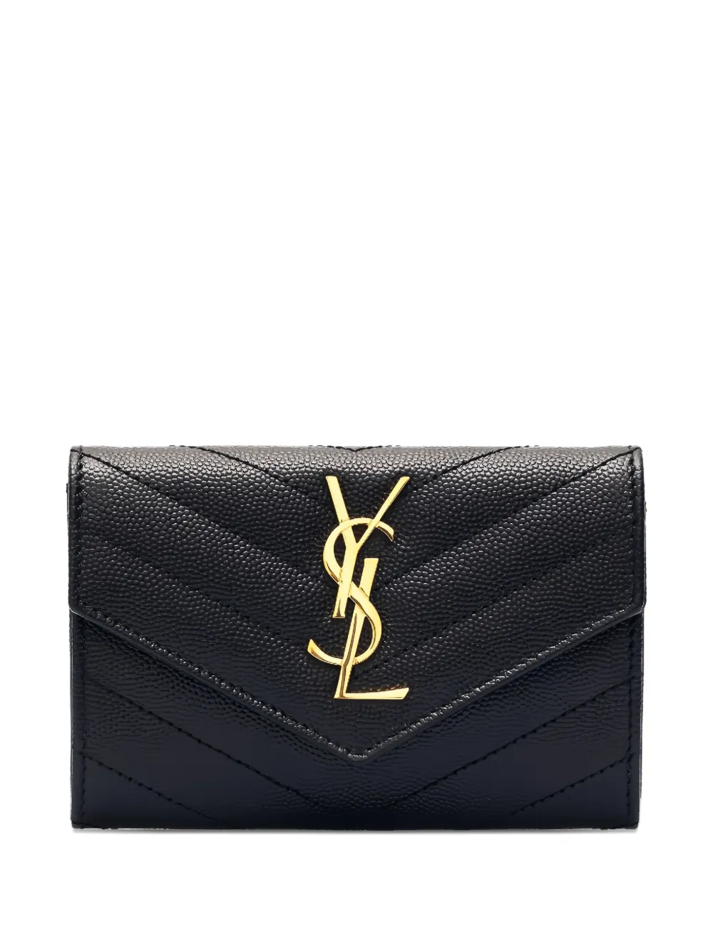 Saint Laurent chevron-design logo wallet | Black | Image 1