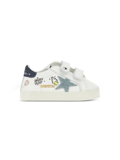 Golden Goose Kids touch-strap star sneakers