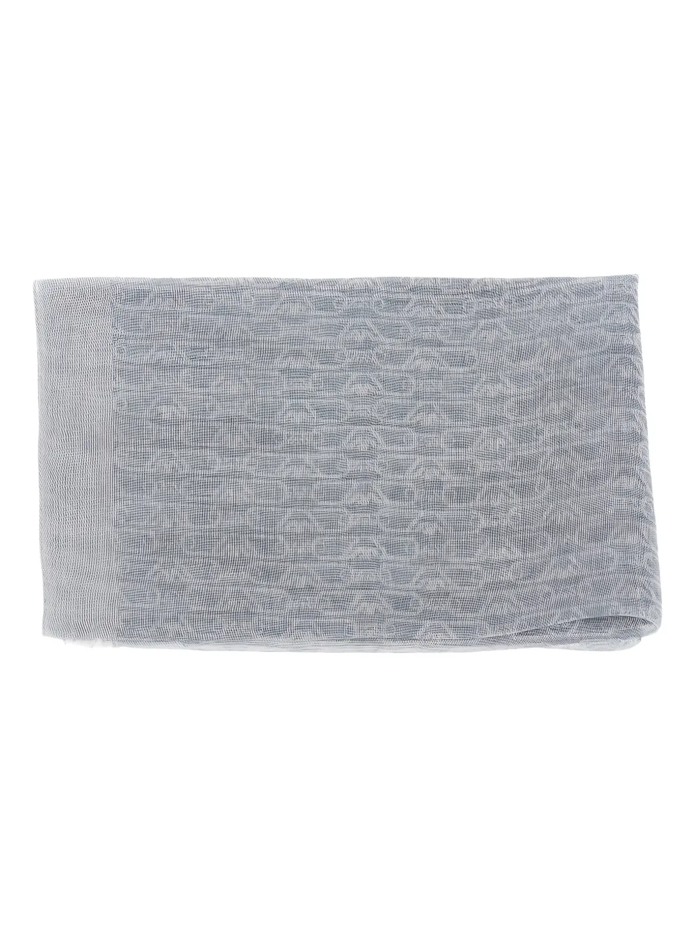 Emporio Armani Sjaal met patroon - Grijs