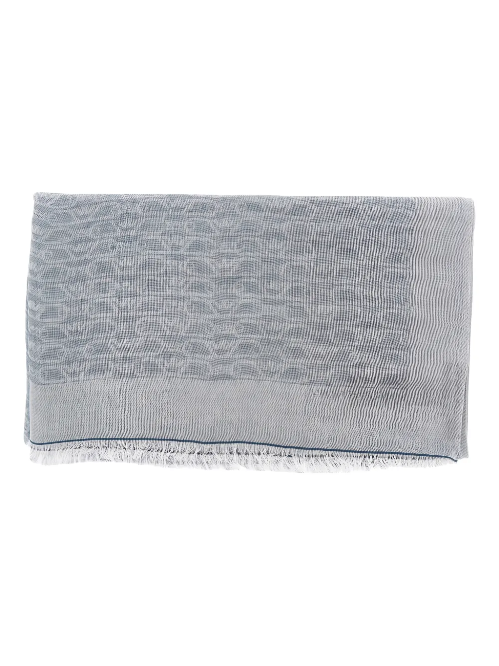 Emporio Armani Foulard a fantasia - Grigio
