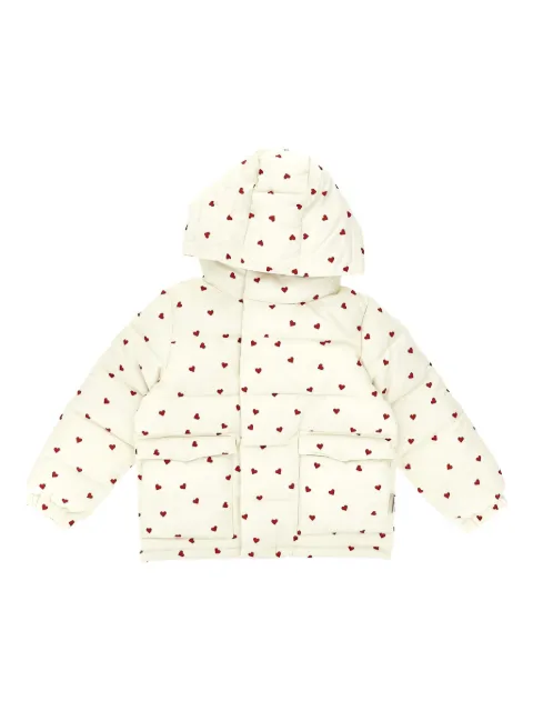 MC2 Saint Barth heart-print hooded jacket