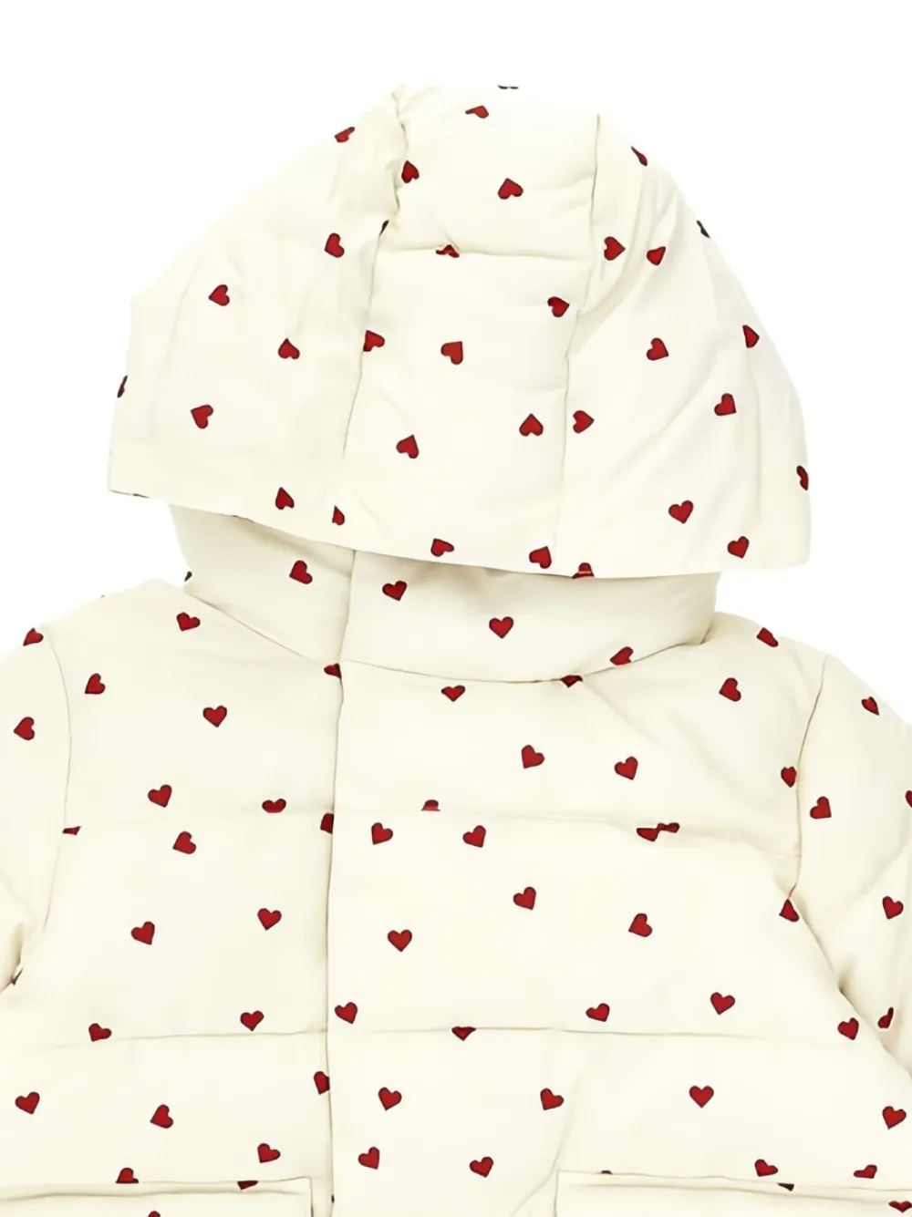 MC2 Saint Barth heart-print hooded jacket | Teen Padded Jackets | Image 2