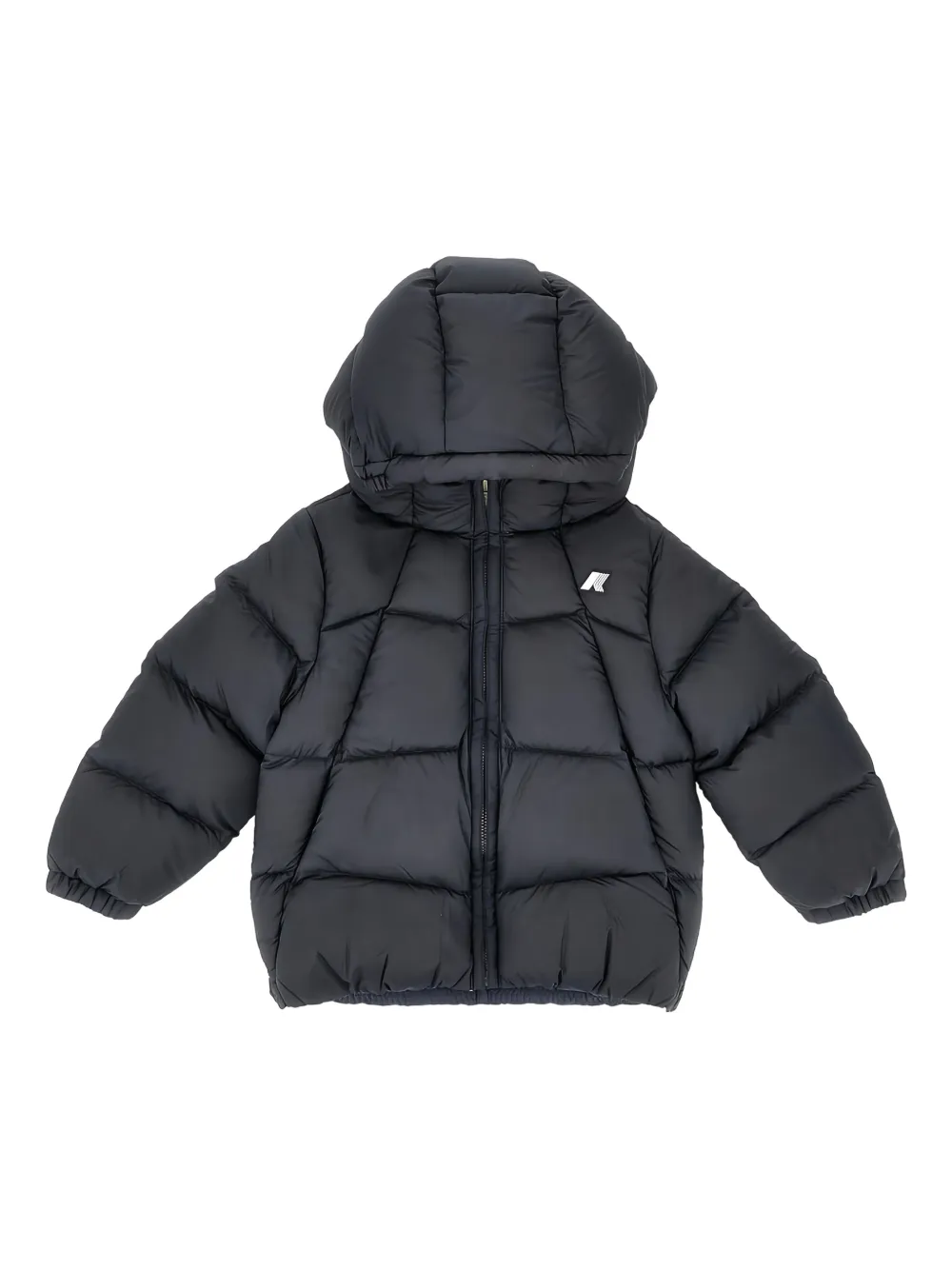 K-Way hooded puffer jacket | Grey | Image 1