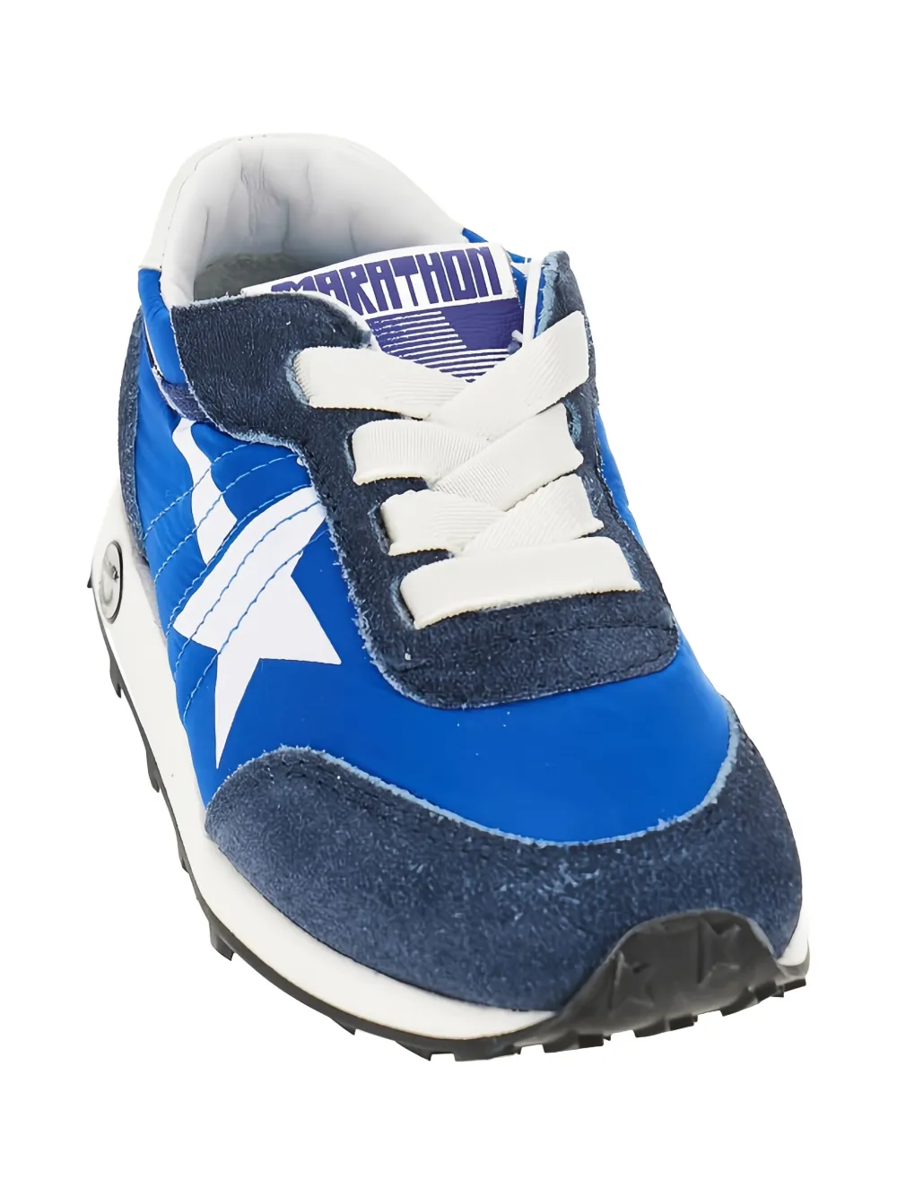 Golden Goose Kids star-printed sneakers Blauw