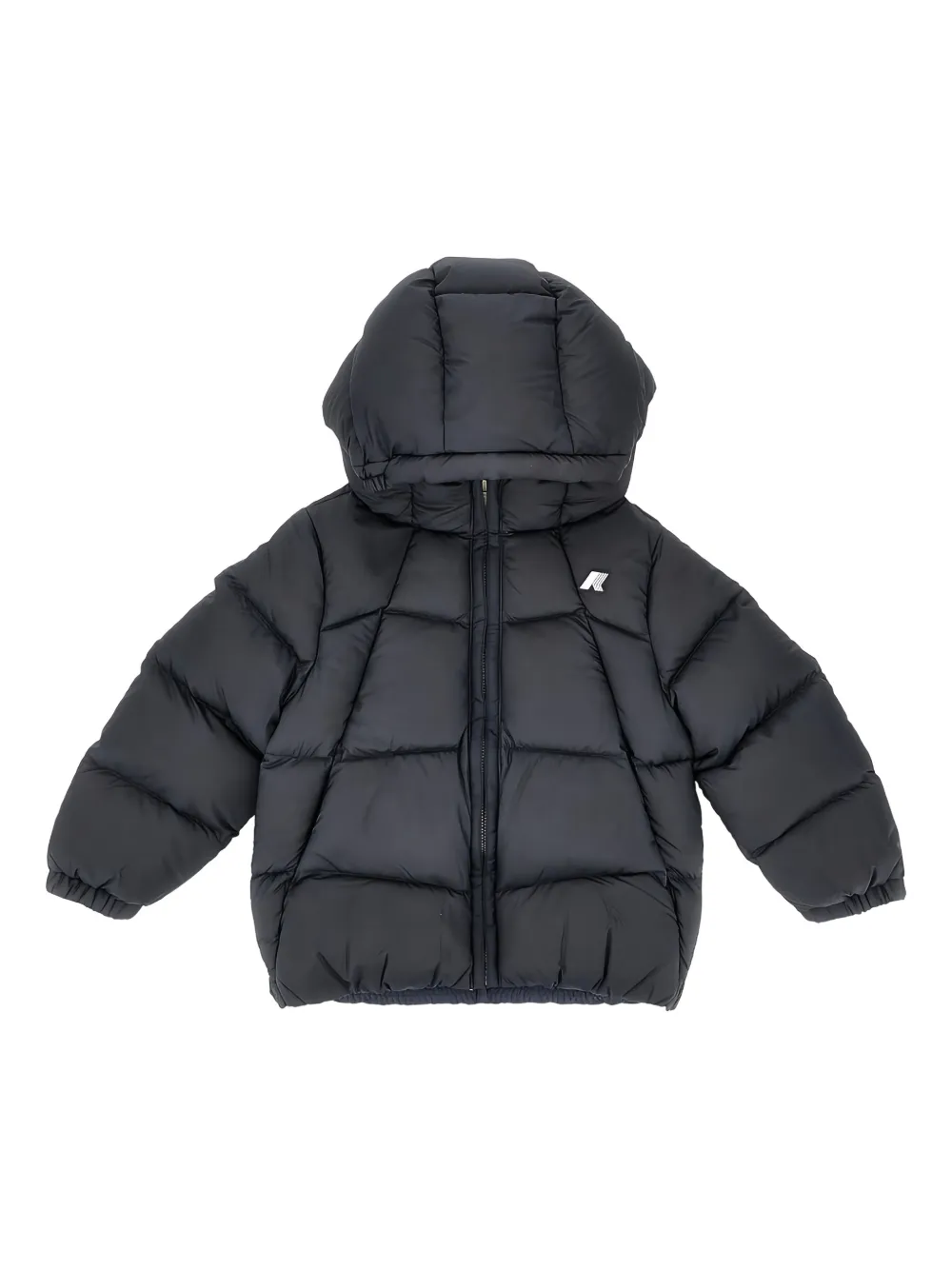 K-Way padded-design hooded jacket | Black | Image 1
