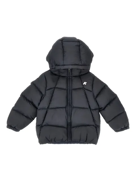 K-Way padded-design hooded jacket