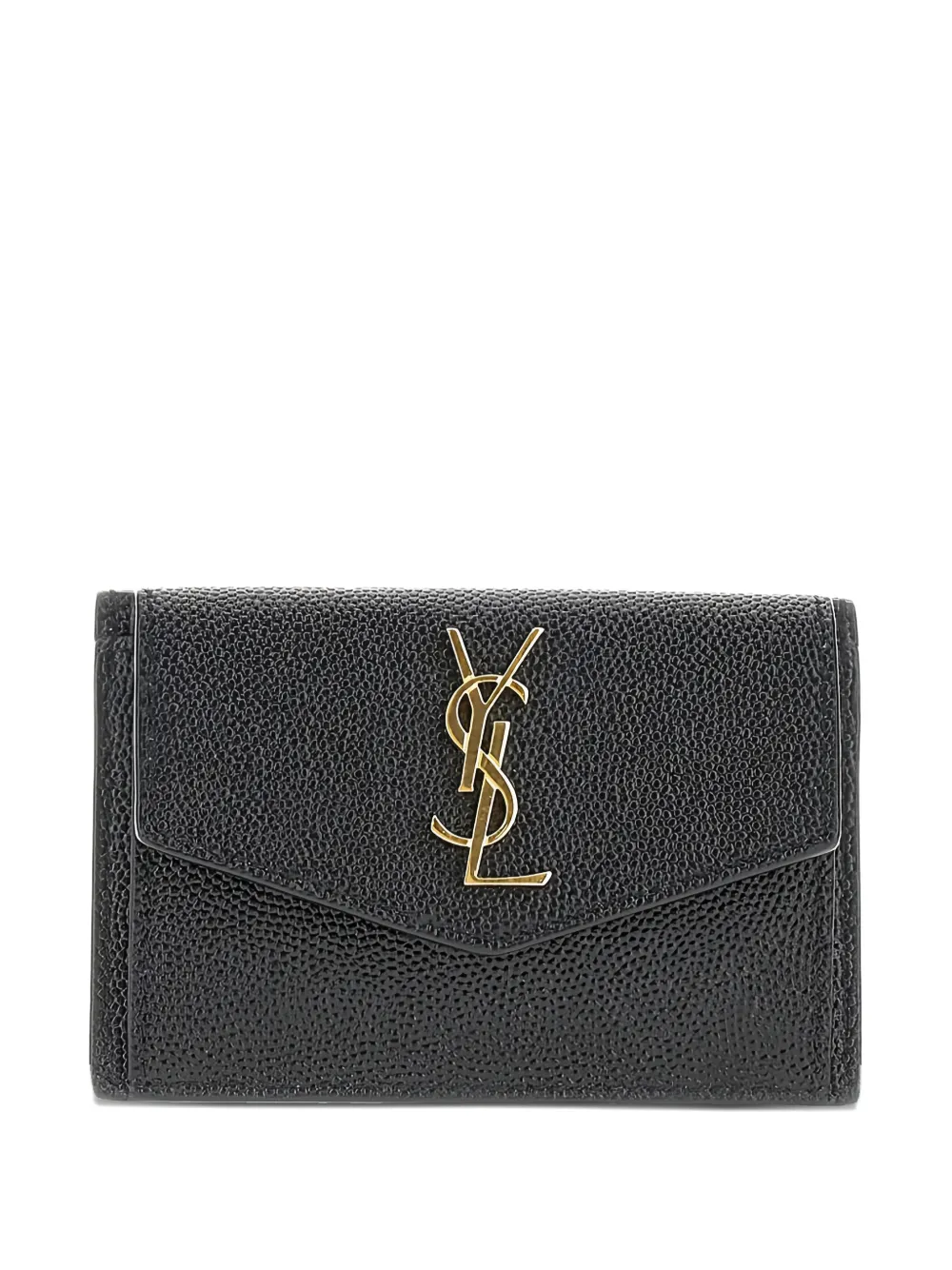 Saint Laurent Leather Wallet In Black
