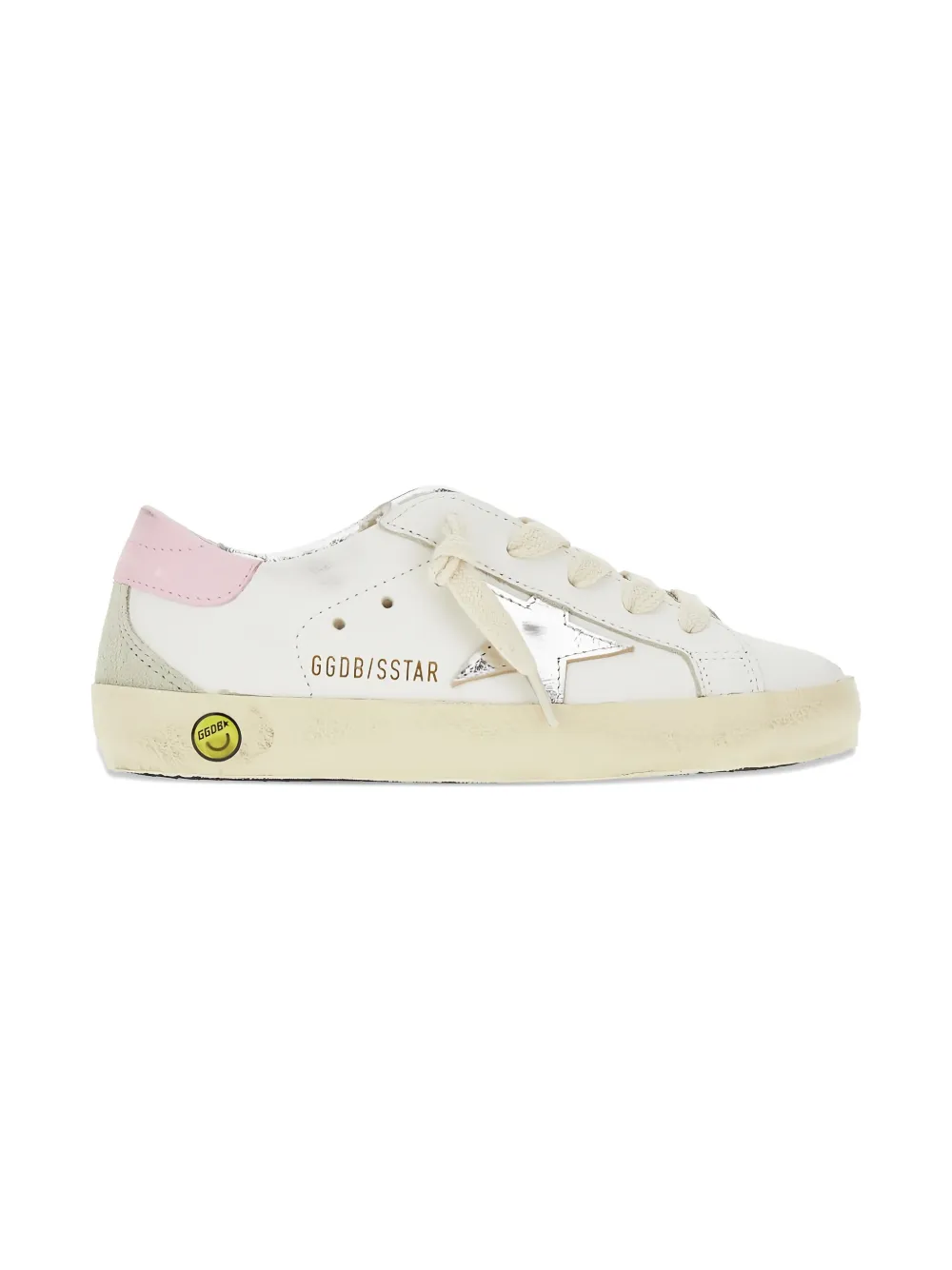 Golden Goose Kids star appliqué sneakers - ホワイト Golden Goose Kids star appliqué sneakers - ホワイト