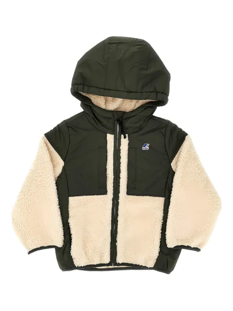 K-Way logo-detail hooded jacket