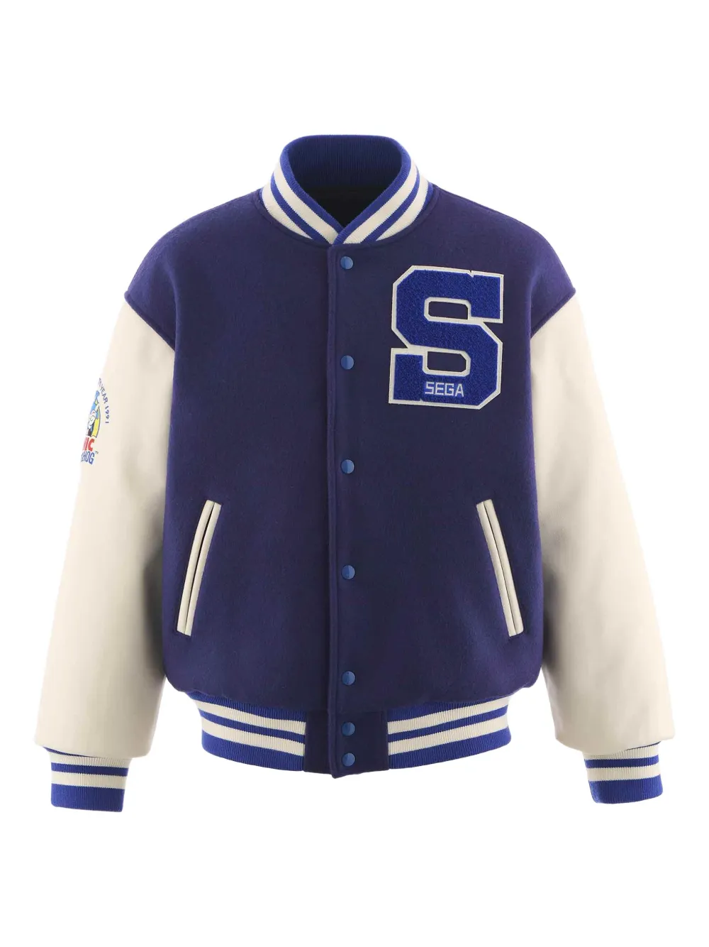 SAINT MXXXXXX Giacca Sega con applicazione - Blu